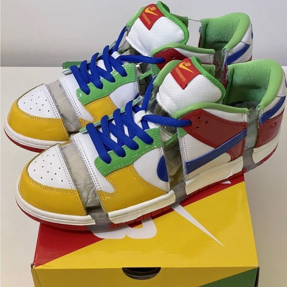 eBay x Nike SB Dunk Low Sandy FD8777-100 White Hyper Royal Mean Green Size 14​